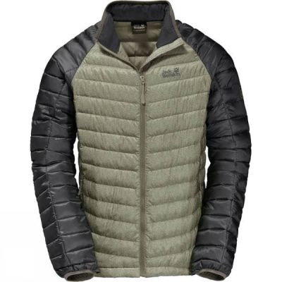 Jack Wolfskin Zenon Altis - Férfi Dzseki - Olivazöld (Magyarország AUZ739526)